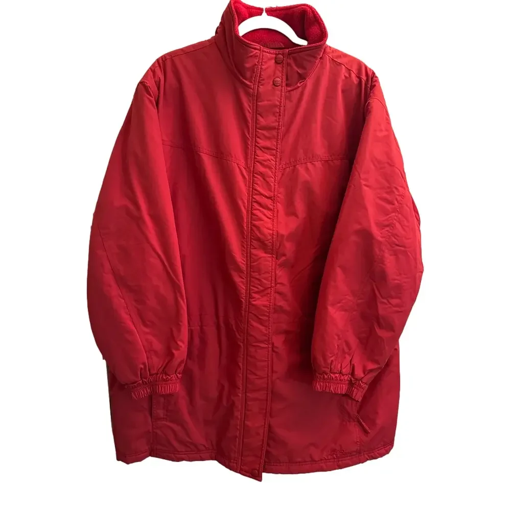 L.L.Bean Vintage Women's Thinsulate Ultra Quilted Fleece Lined Winter Coat 2X